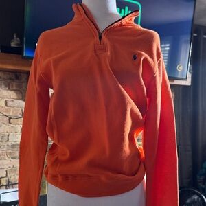 VTG Polo by Ralph Lauren Orange Quarter-Zip Top-in new condition!